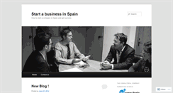 Desktop Screenshot of businessinspain.wordpress.com