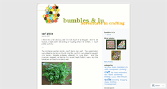 Desktop Screenshot of bumblesandlu.wordpress.com