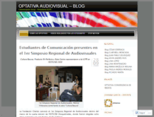 Tablet Screenshot of opaudiovisual.wordpress.com