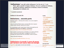 Tablet Screenshot of italianiamo.wordpress.com