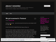 Tablet Screenshot of placesiremember.wordpress.com