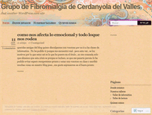 Tablet Screenshot of grupfibromialgia.wordpress.com