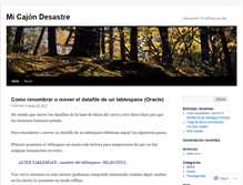 Tablet Screenshot of cdesastre.wordpress.com