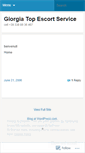 Mobile Screenshot of giorgiaescort.wordpress.com