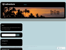 Tablet Screenshot of fireandsun.wordpress.com