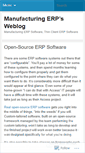 Mobile Screenshot of manufacturingerp.wordpress.com
