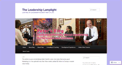 Desktop Screenshot of leadershiplamplight.wordpress.com