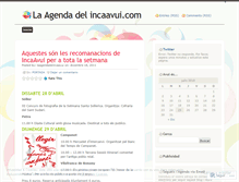 Tablet Screenshot of laagendadelincaavui.wordpress.com