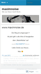 Mobile Screenshot of maximnoise.wordpress.com