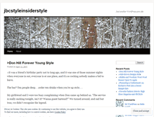 Tablet Screenshot of jbcstyleinsiderstyle.wordpress.com