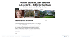 Desktop Screenshot of francinebouchard.wordpress.com