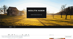 Desktop Screenshot of neolitikhanim.wordpress.com