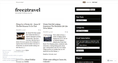 Desktop Screenshot of free2travel.wordpress.com