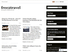 Tablet Screenshot of free2travel.wordpress.com
