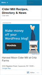 Mobile Screenshot of cidermills.wordpress.com