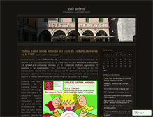 Tablet Screenshot of cafemeletti.wordpress.com