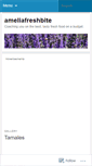 Mobile Screenshot of ameliafreshbite.wordpress.com
