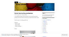 Desktop Screenshot of greatideamill.wordpress.com