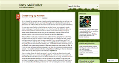 Desktop Screenshot of davyandesther.wordpress.com