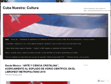 Tablet Screenshot of cubanuestra2eu.wordpress.com