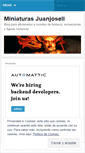 Mobile Screenshot of miniaturasjuanjosell.wordpress.com