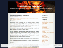 Tablet Screenshot of miniaturasjuanjosell.wordpress.com