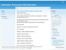 Tablet Screenshot of iteducationvideo.wordpress.com