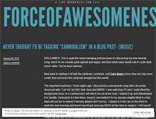 Tablet Screenshot of forceofawesomeness.wordpress.com