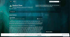 Desktop Screenshot of emilysview.wordpress.com