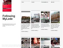 Tablet Screenshot of followingmylede.wordpress.com