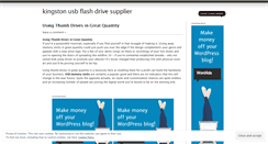 Desktop Screenshot of kingstonusbflashdrive.wordpress.com