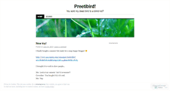 Desktop Screenshot of preetibird.wordpress.com