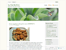 Tablet Screenshot of laviedefun.wordpress.com