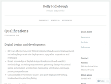 Tablet Screenshot of kellyhidlebaugh.wordpress.com