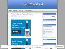 Tablet Screenshot of learntheworld.wordpress.com