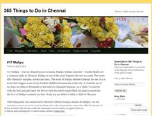 Tablet Screenshot of 365thingstodoinchennai.wordpress.com