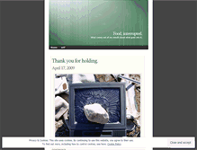 Tablet Screenshot of foodinterrupted.wordpress.com