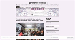 Desktop Screenshot of generandolecturas.wordpress.com