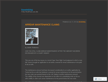 Tablet Screenshot of bissetsblog.wordpress.com