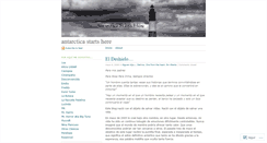 Desktop Screenshot of antarcticastartshere.wordpress.com