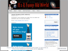 Tablet Screenshot of itsafunnyoldworld.wordpress.com