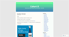 Desktop Screenshot of cohort8.wordpress.com