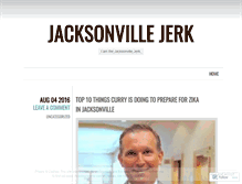 Tablet Screenshot of jacksonvillejerk.wordpress.com