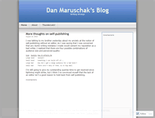 Tablet Screenshot of maruschak.wordpress.com