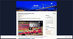 Desktop Screenshot of ferdie.wordpress.com