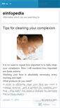 Mobile Screenshot of einfopedia.wordpress.com