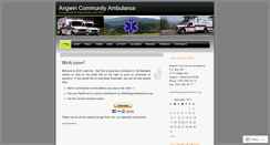 Desktop Screenshot of angwinambulance.wordpress.com