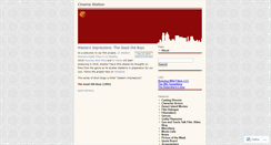 Desktop Screenshot of cinemastationblog.wordpress.com