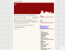 Tablet Screenshot of cinemastationblog.wordpress.com