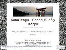 Tablet Screenshot of kanotengu.wordpress.com